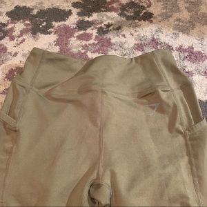 Olive green gymshark pants
